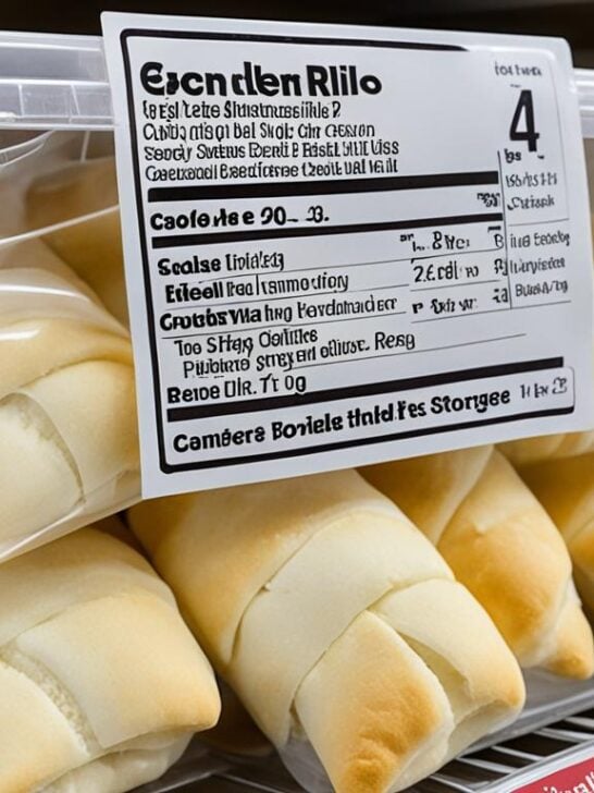 How do you store crescent rolls?